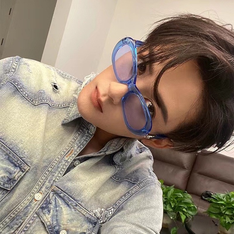 Kính mát gọng oval nhiều màu sắc thời trang