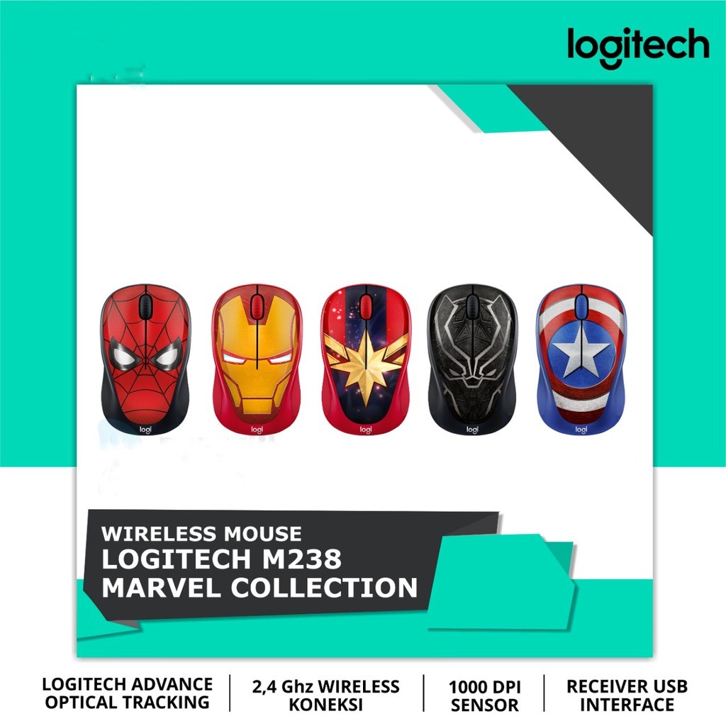 Chuột Không Dây Logitech M238 Phiên Bản Marvel