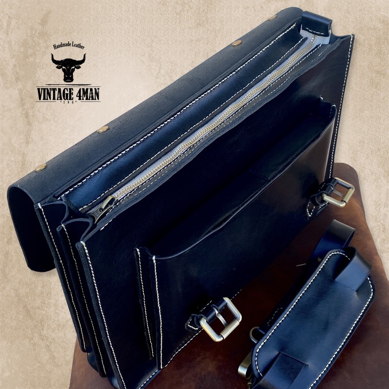 Túi xách công sở da bò cao cấp handmade đựng laptop 14inch | BigBuy360 - bigbuy360.vn