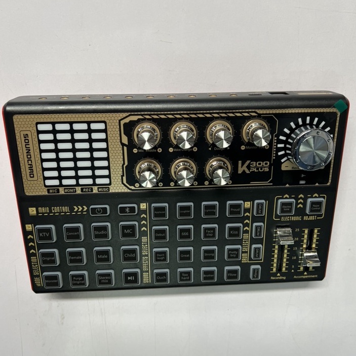 Sound Card K300 PLUS LIVESTREAM BẢO HÀNH 1 NĂM