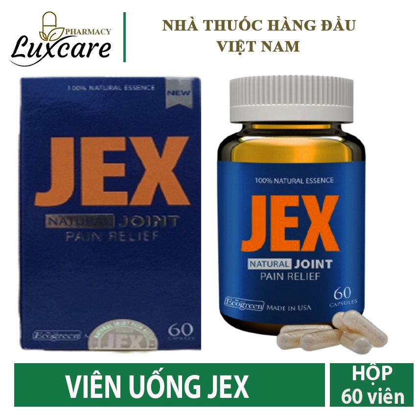 Viên uống Jex - Giúp Giảm Đau & Làm Chậm Quá Trình Thoái Hóa khớp - LUXCARE