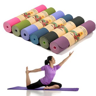 Thảm tập YOGA_thảm tập GYM tpe đúc 2 lớp siêu bền 6mm và 8mm( dùng cho phòng tập)