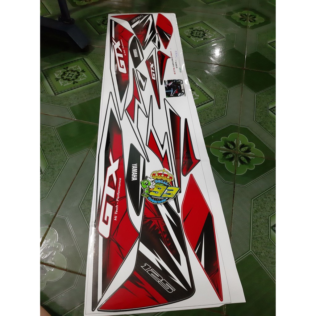 Tem rời luvias gtx sấm sét đỏ đen