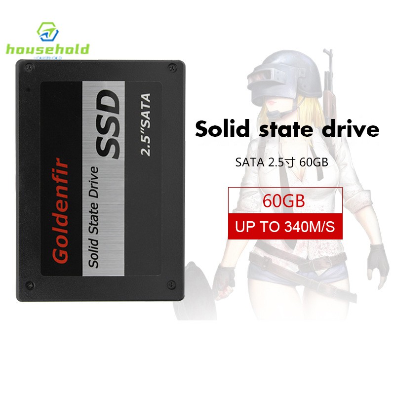 Ổ Cứng Sata 3 2.5 Inch 60gb Ssd Pc Ssd Desktop Notebook