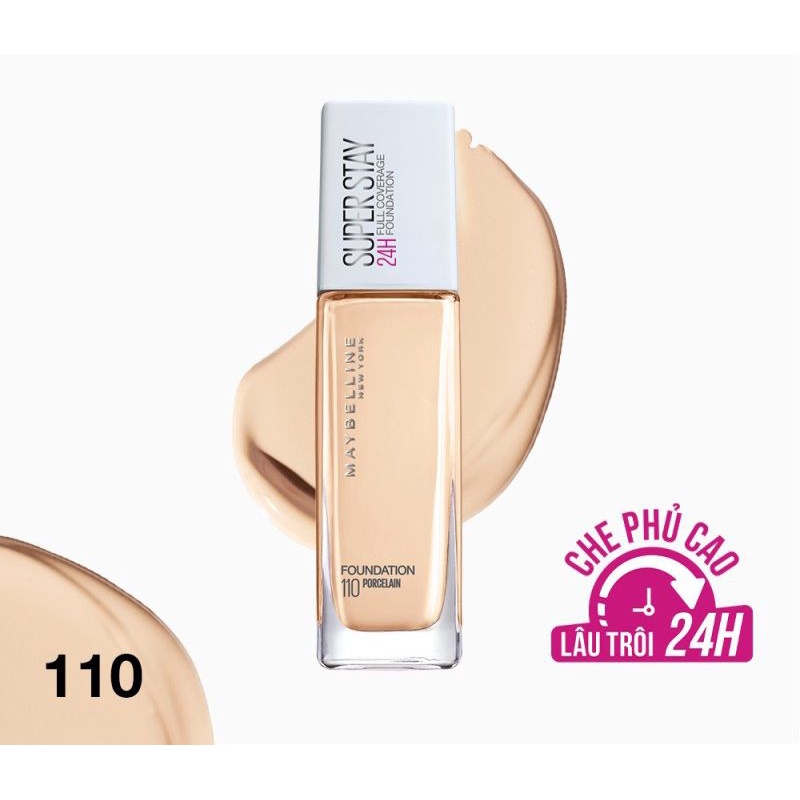 Kem Nền Lâu Trôi Che Phủ Cao SuperStay Full Coverage Foundation Maybelline 30ml