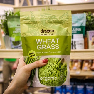Bột cỏ lúa mì hữu cơ Dragon Superfoods 150g