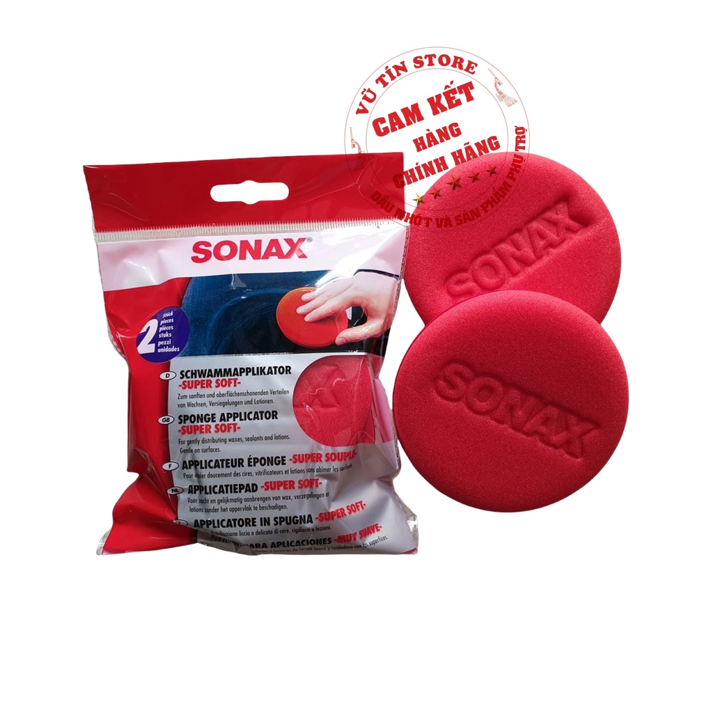 BỌT BIỂN SIÊU MỀM ĐA DỤNG SONAX SPONGE APPLICATOR-SUPER SOFT