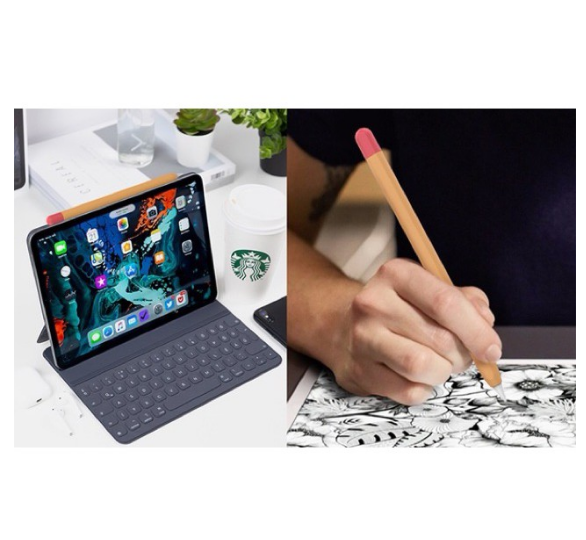 Vỏ Bọc Bảo Vệ Bút Cảm Ứng Apple Pencil 1/2 Bằng Silicone Tiện Dụng