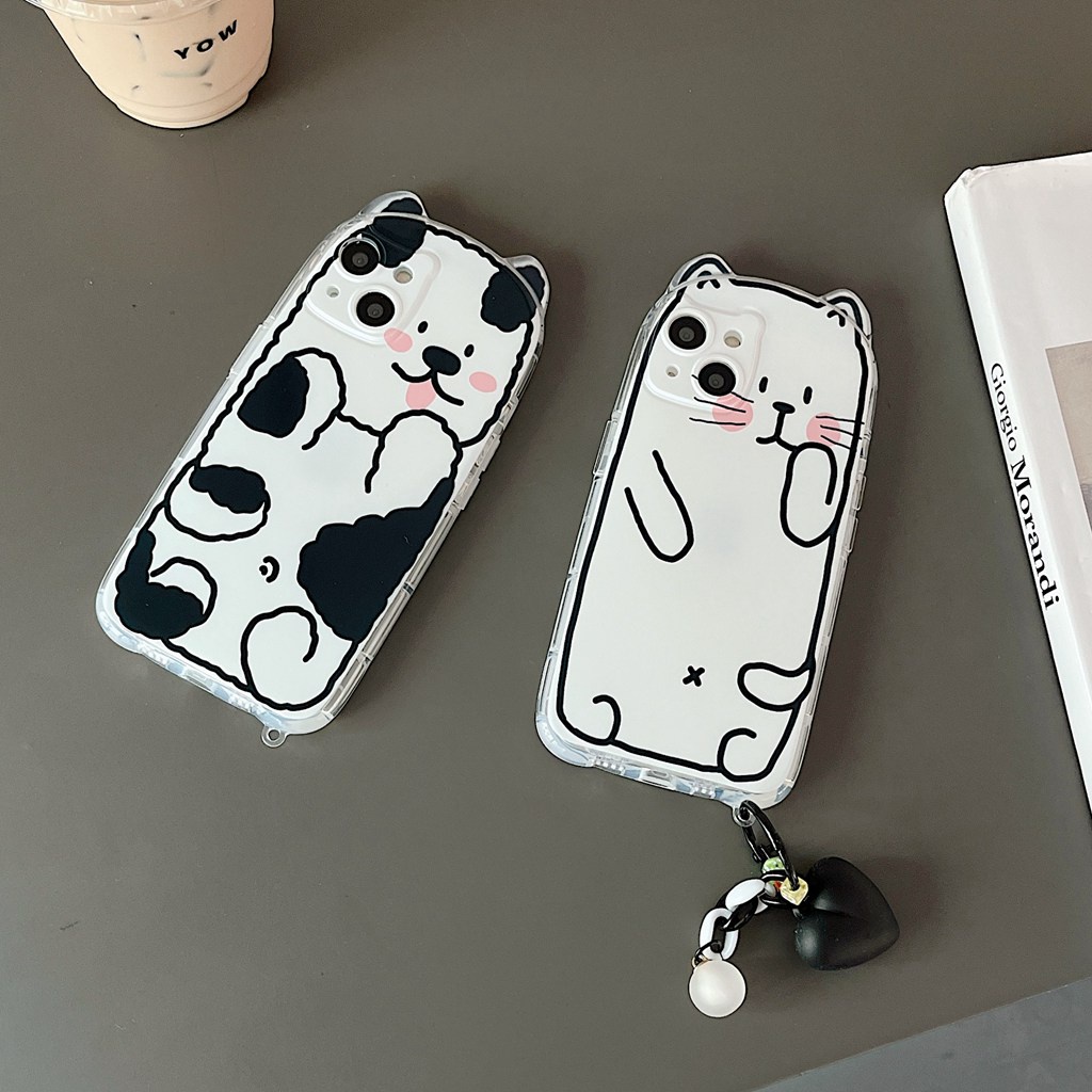 Ốp Điện Thoại TPU Chống Trầy Xước Chống Rơi Hình Cún Cưng Cho IPhone 11 13 12 Pro Max