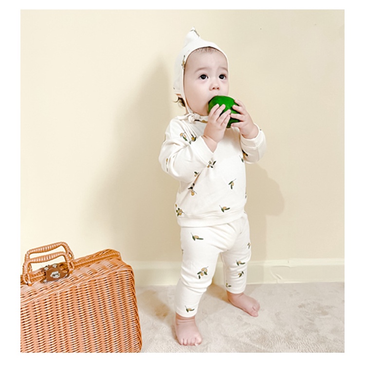 Bộ quần áo ngủ tay dài cho trẻ sơ sinh