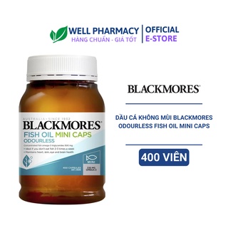 DẦU CÁ KHÔNG MÙI BLACKMORES ODOURLESS FISH OIL 500mg LỌ 400 VIÊN