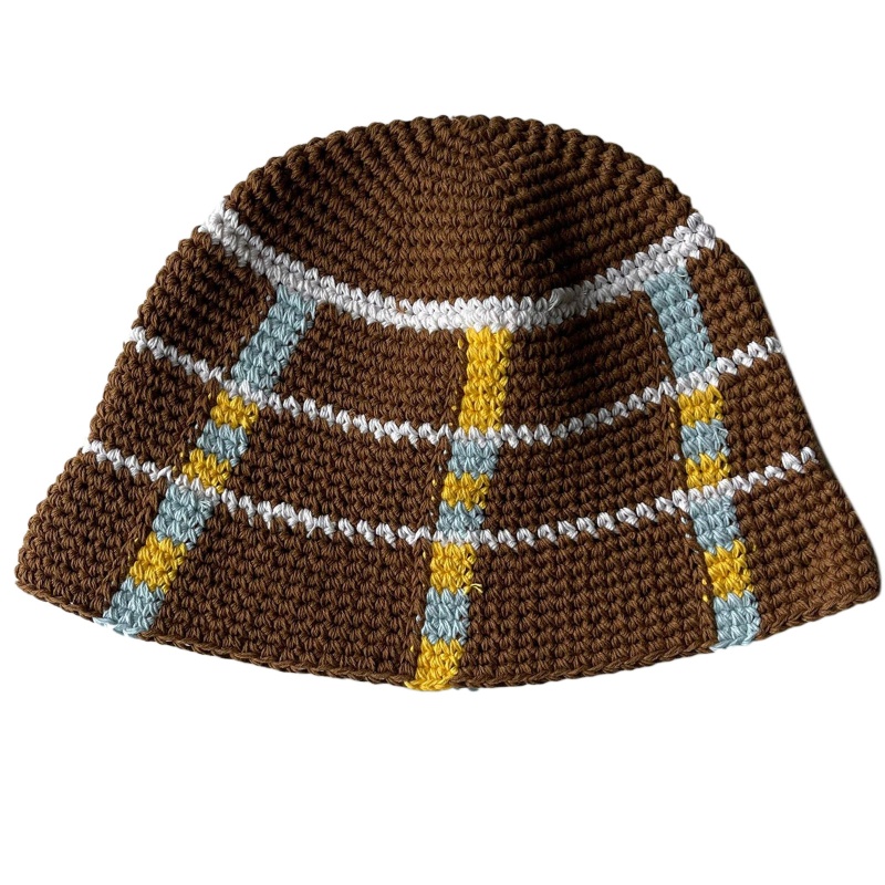 Nón Tai Bèo Dệt Kim Họa Tiết Hình Học Độc Đáo Thời Trang Cho Nữ