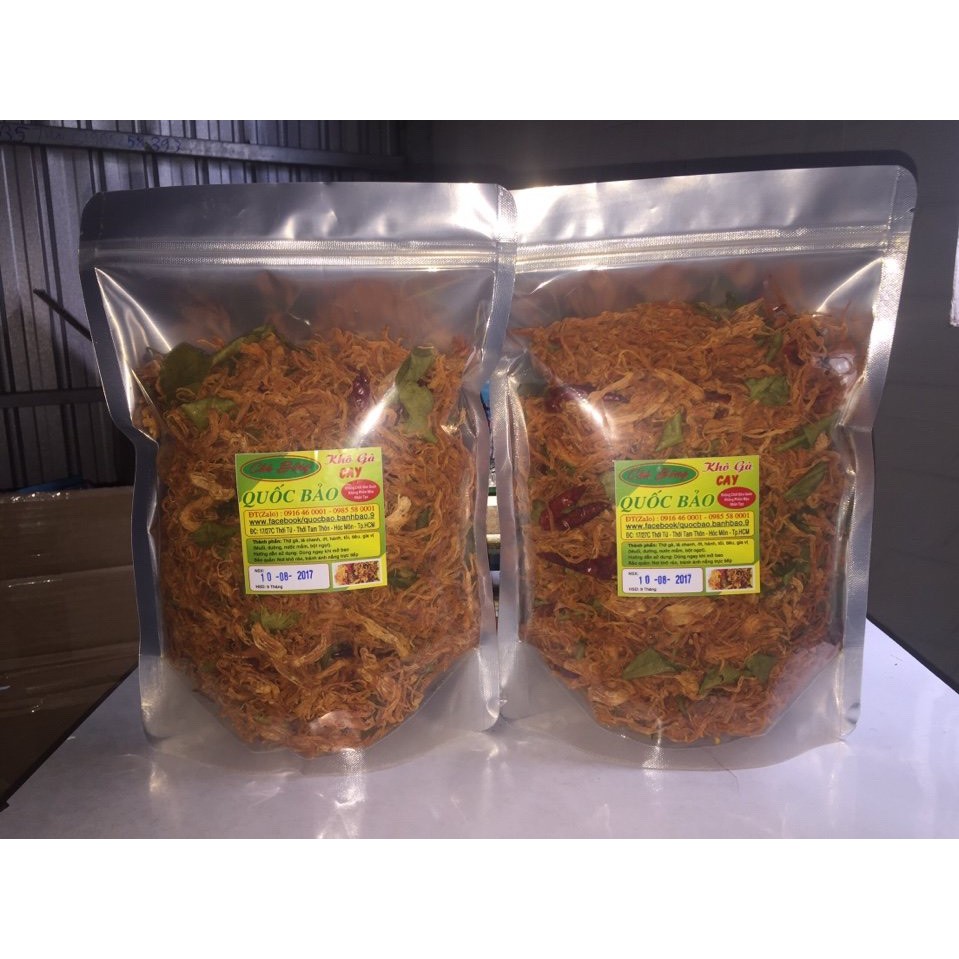 500 GR KHÔ GÀ CAY TÚI ZIP_QUỐC BẢO | BigBuy360 - bigbuy360.vn