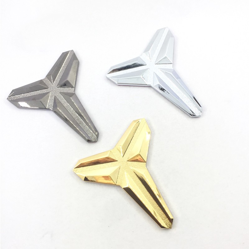 Miếng dán kim loại họa tiết logo LAKERS NBA KOBE trang trí xe hơi