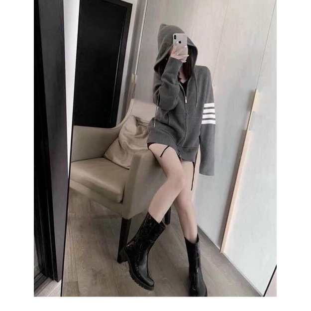 ÁO KHOÁC NỈ CÓ MŨ