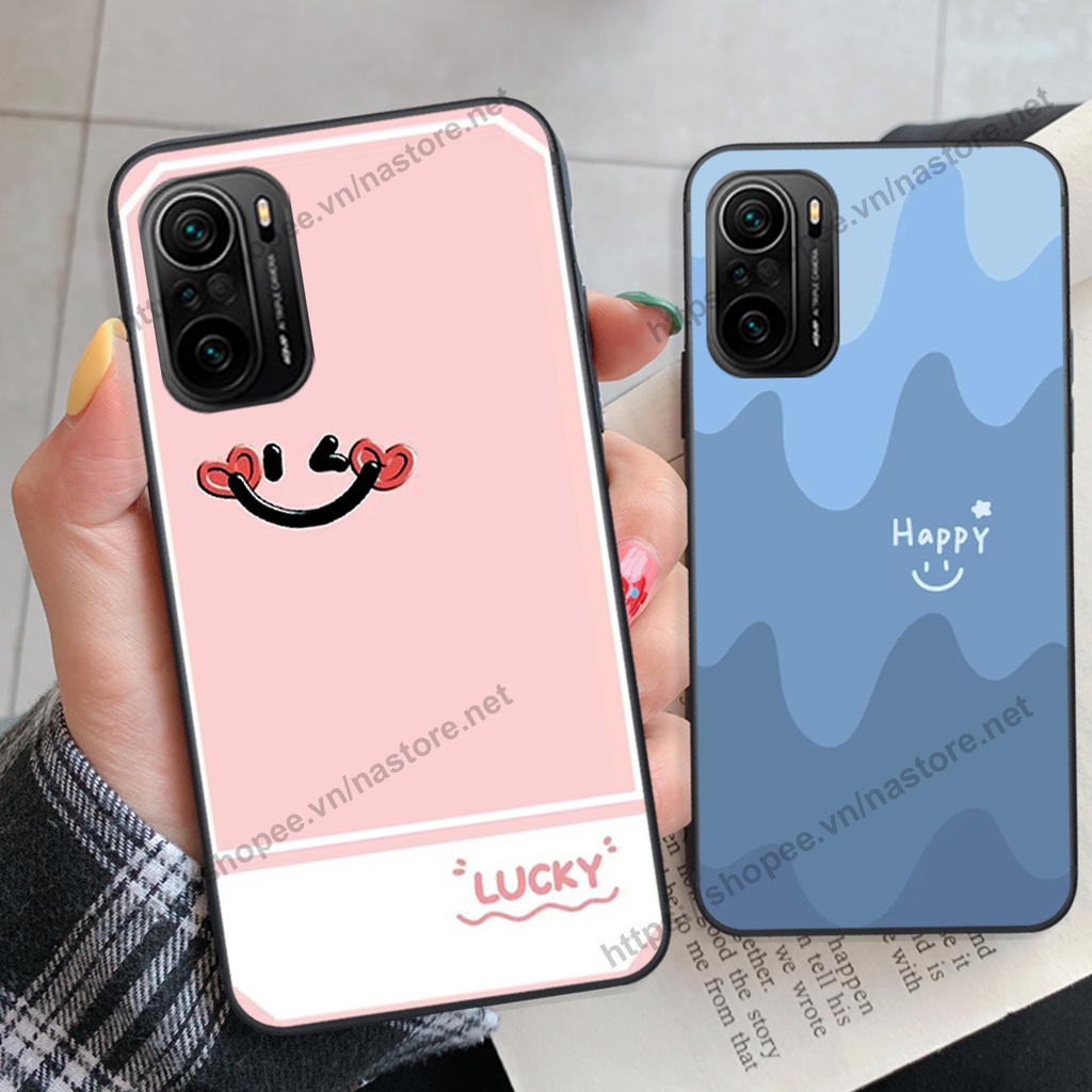 Ốp lưng Xiaomi Redmi K40 / K40 PRO / K40 GAMING / POCO F3 mặt cười, họa tiết caro đơn giản đẹp cute