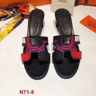 N71-8 Hermes dép cao 4cm siêu cấp