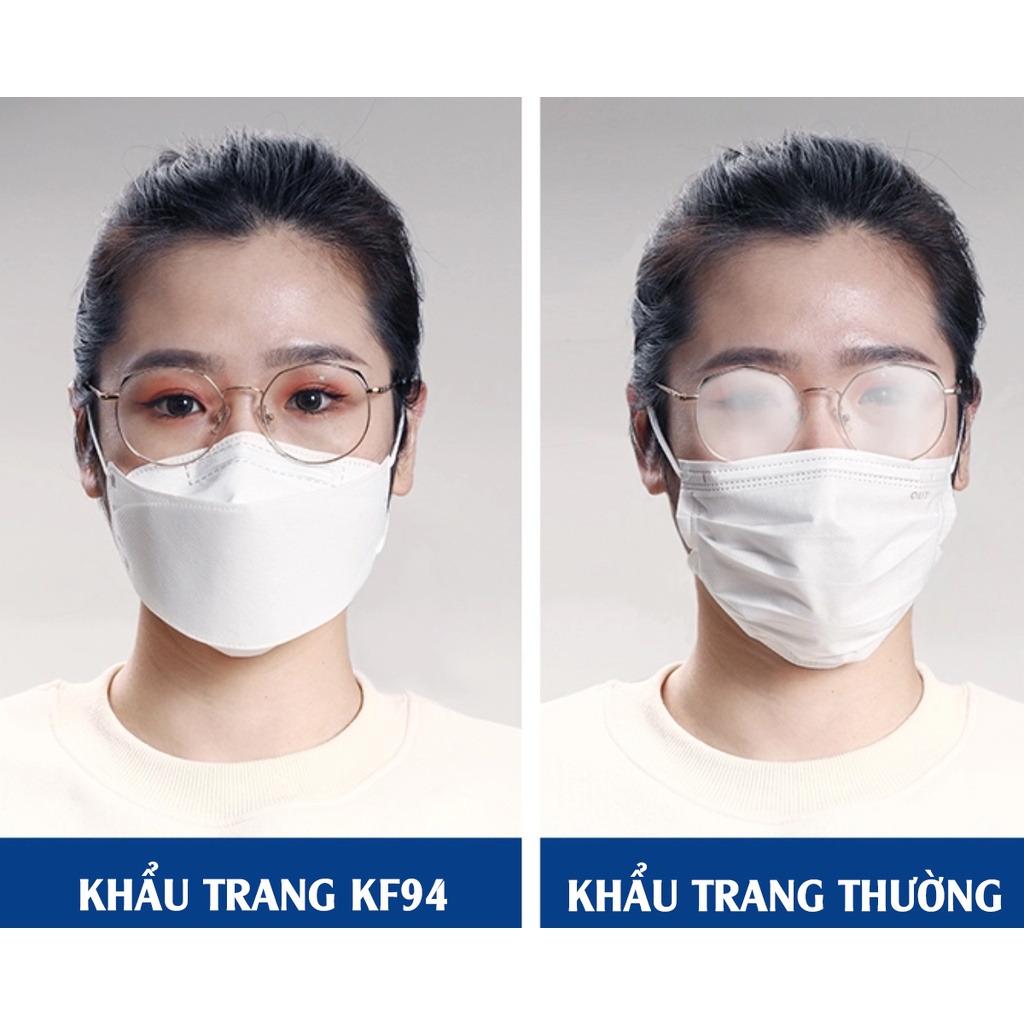 (Chính hãng) Khẩu trang KF94 unimask 4D Công nghệ Hàn Quốc Gói 10 chiếc - Khẩu trang y tế 4 lớp kháng khuẩn