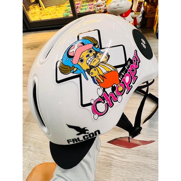 Tem Logo Sticker Anime Bác Sĩ Chopper Siêu Dễ Thương, Size To