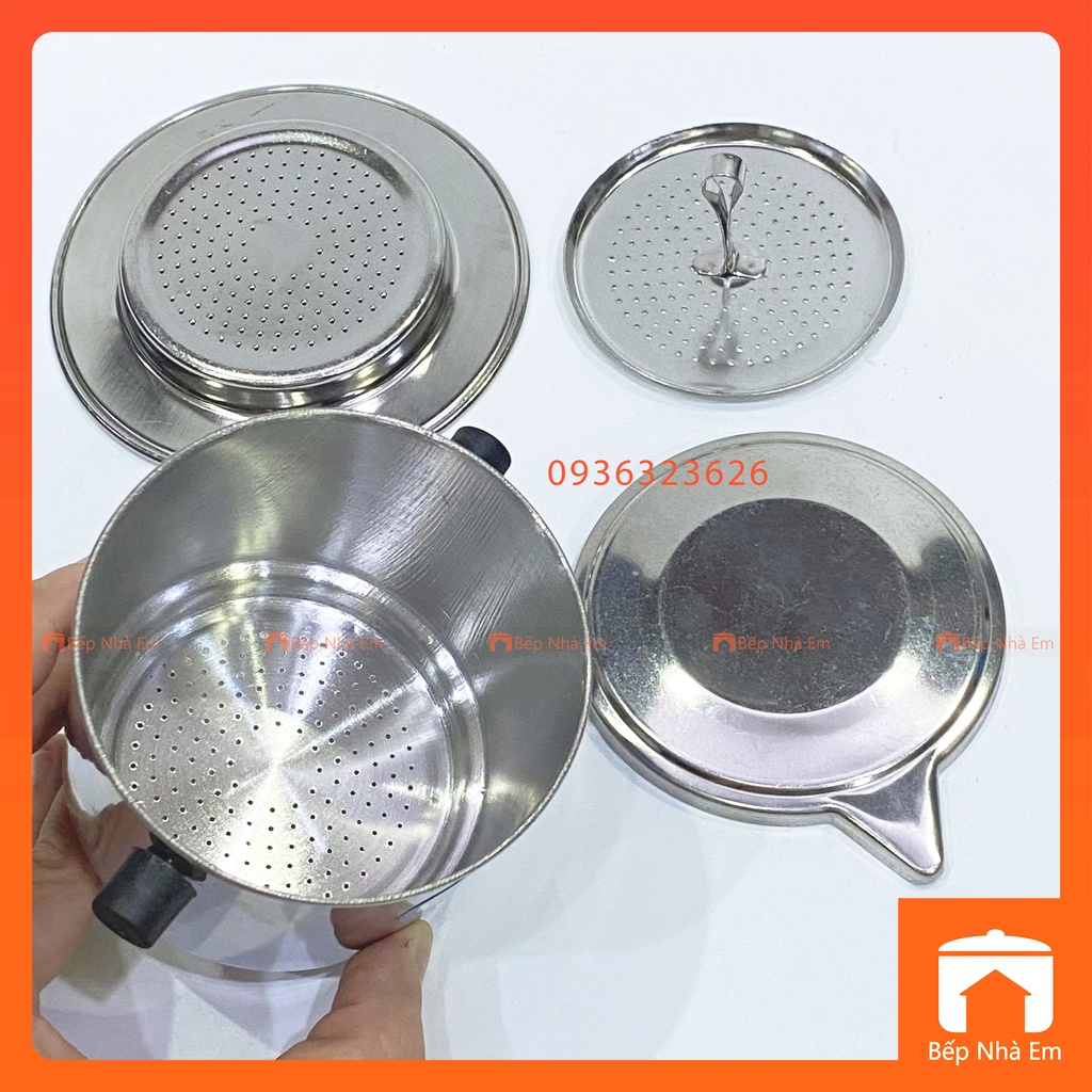 Phin Cà Phê Inox Nhiều Size Tiện Dụng - Hàng Việt Nam Sản Xuất