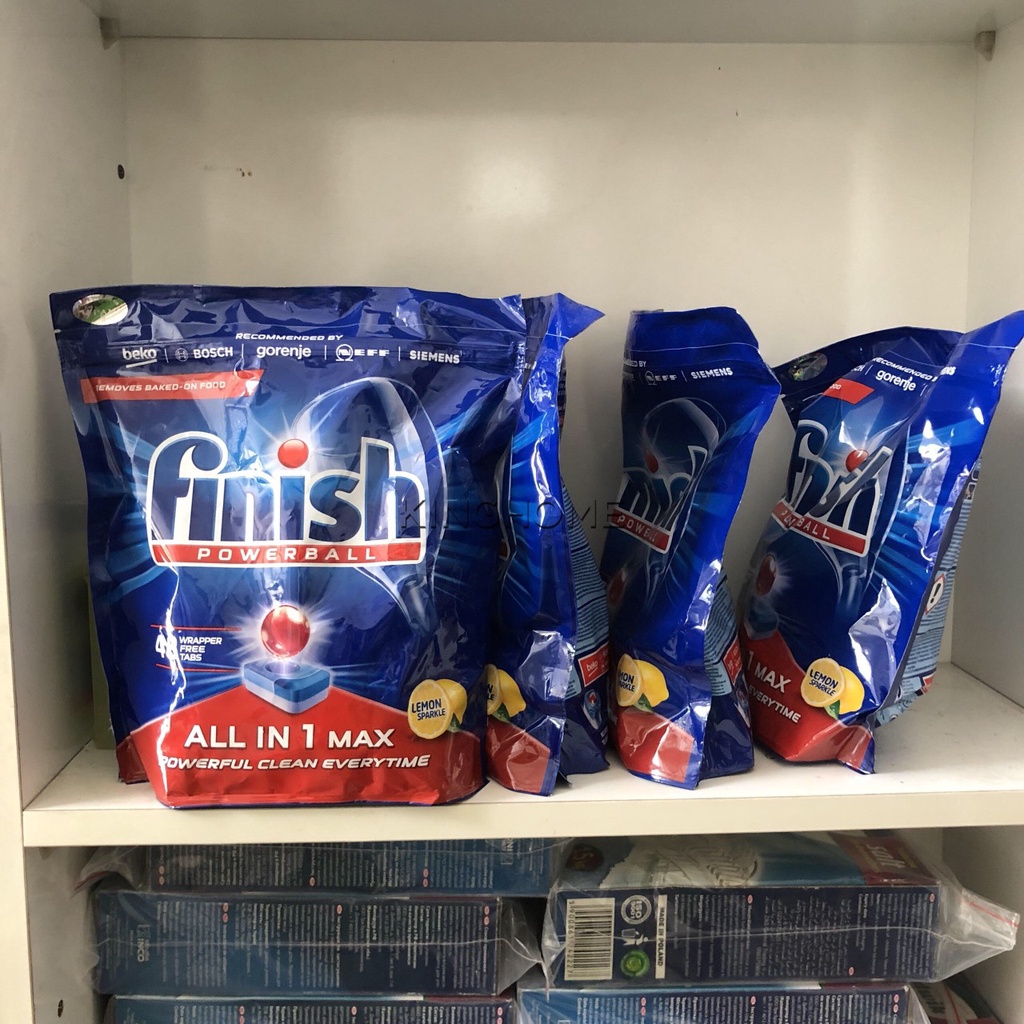[CHÍNH HÃNG] Viên rửa bát Finish all in 1 max (10 chức năng)