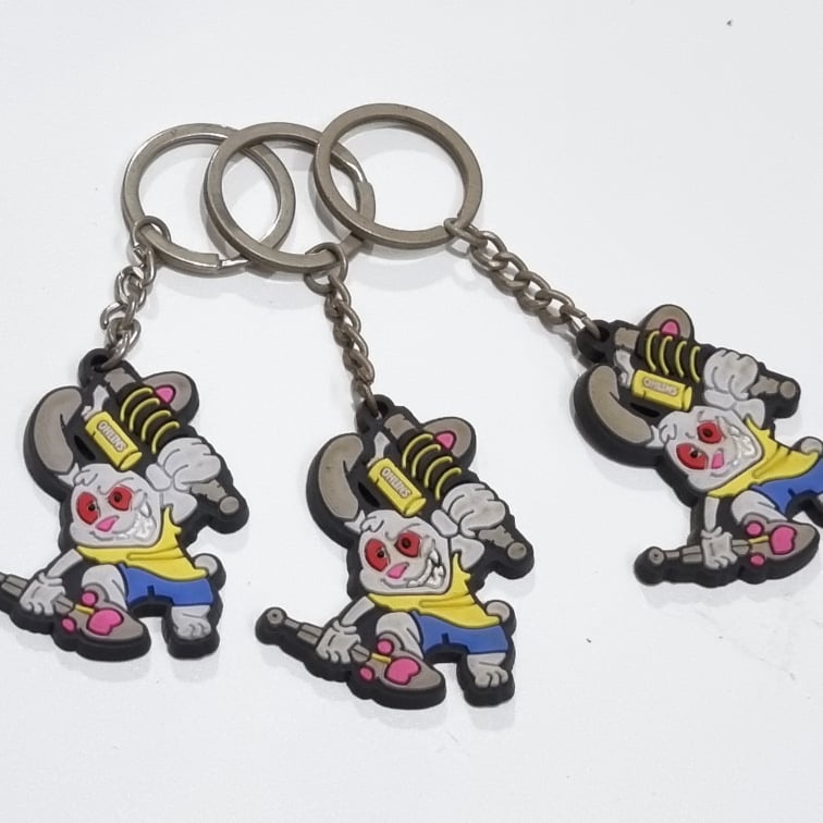 Móc Khóa Cao Su Loại Mỏng Xinh Xắn Đáng Yêu (không có bìa) Tiện Lợi