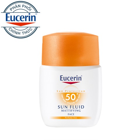 [CHÍNH HÃNG] Kem chống nắng Eucerin Sun Fluid Mattifying SPF 50+