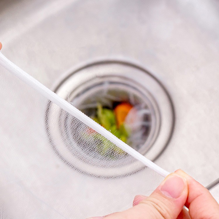 Túi Lưới Lọc Rác Bồn Rửa Chén Bát Đĩa Sạch Sẽ, Lọc Cặn Bẩn Lavabo Chậu Rửa Tiện Dụng Không Lo Nghẹt Cống Chống Hôi Tanh