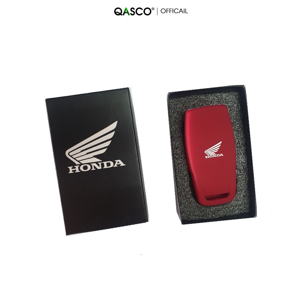 Bọc  chìa khóa HONDA smartkey 2021+ 2 nút màu đỏ