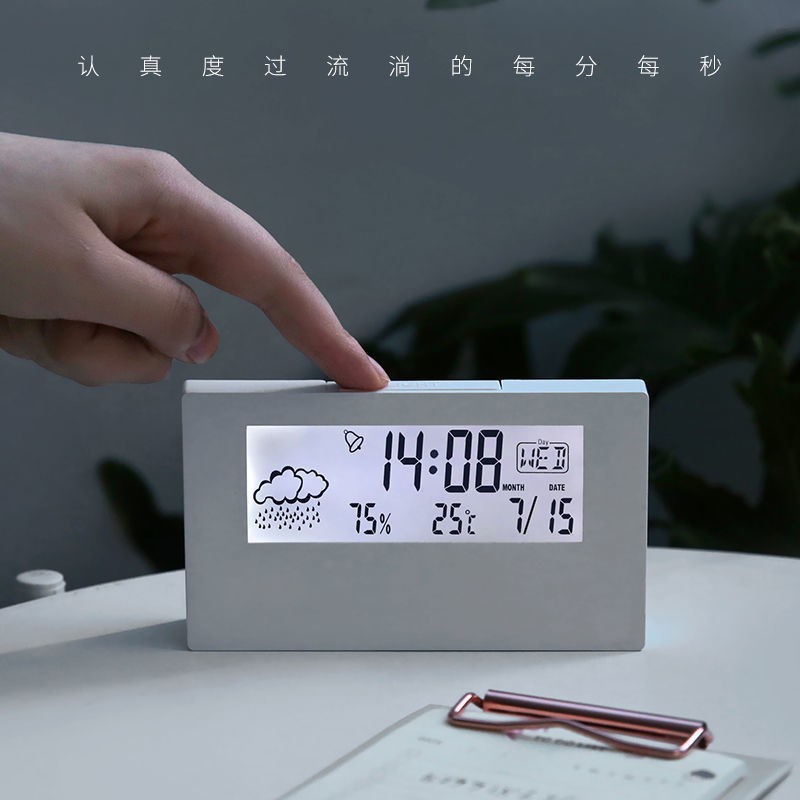 [MẪU 2021] Đồng hồ LED trong Suốt Thông minh 7 chức năng Nhiệt độ THứ ngày tháng  ĐộẨm, Thời Tiết , Báo Thức | BigBuy360 - bigbuy360.vn