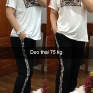 Đồ bộ thun size lớn 75kg bbr