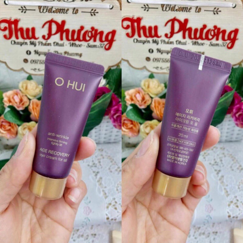 Tuýp kem mắt chống nhăn ohui baby collagen 20ml ( tách set )