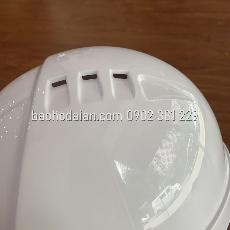 Nón bảo hộ lao động nhựa ABS có lỗ thông hơi N09