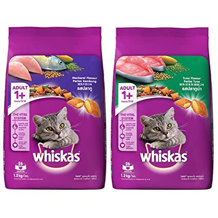 Thức ăn mèo Whiskas túi 1,2 kg các vị