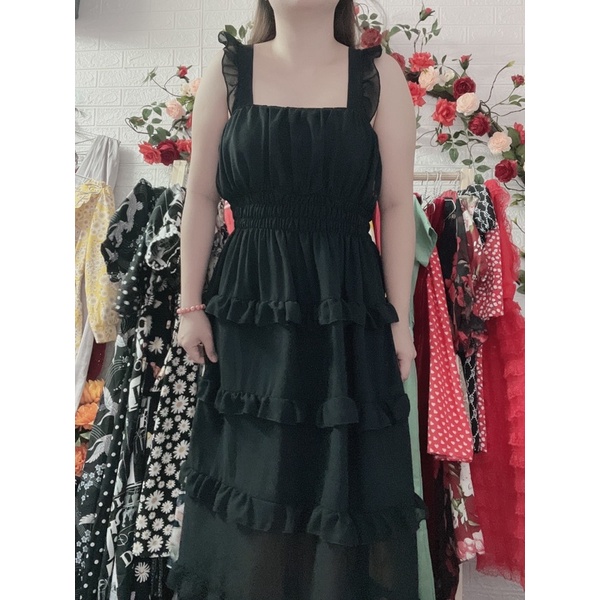 ĐẦM MAXI VOAN 5 TẦNG