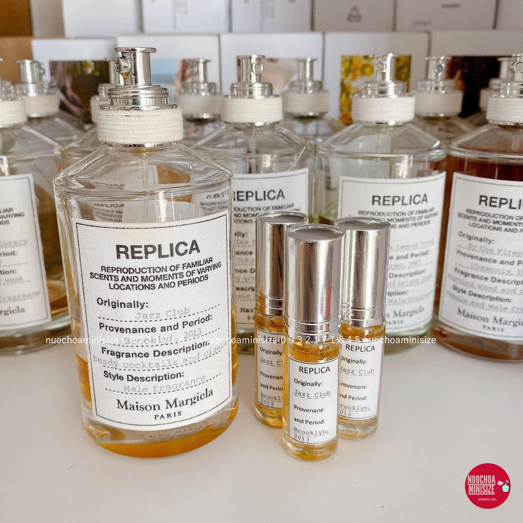 Nước hoa Maison Margiela Replica Tea Escape - Coffee Break - Lazy Sunday - Whispers in the Library - Jazz Club Minisize | BigBuy360 - bigbuy360.vn