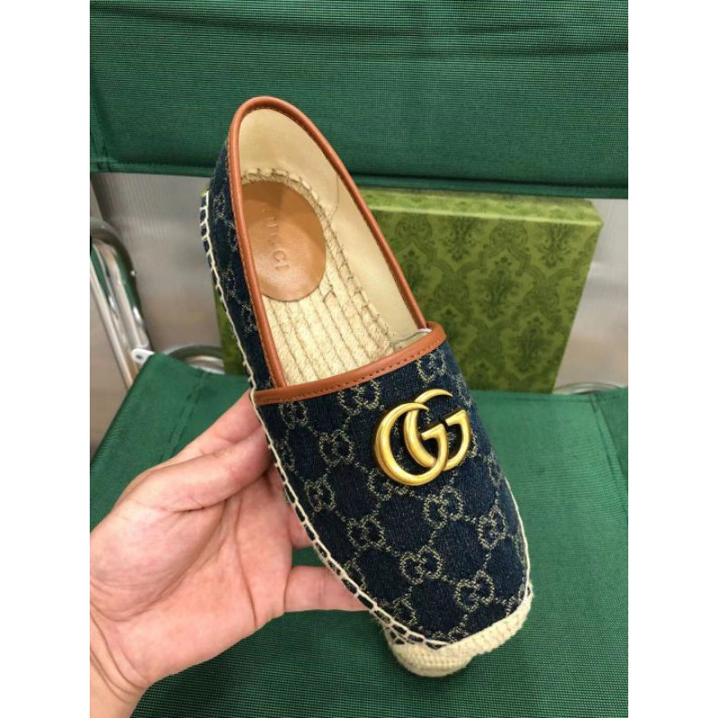 Giày lười đế cói GUCCI 21ss cho hè năng động 2021GC