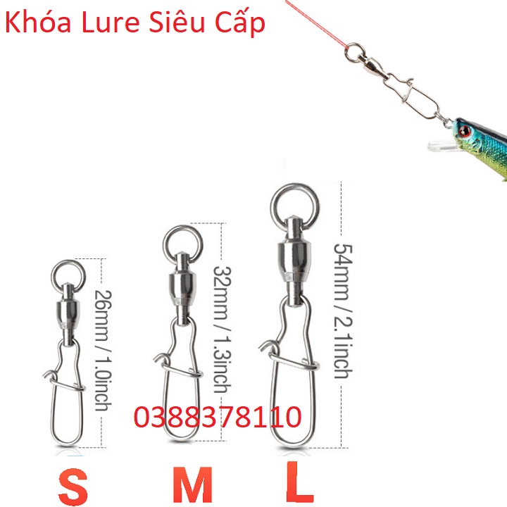 Khóa Lure Câu Cá Cao Cấp