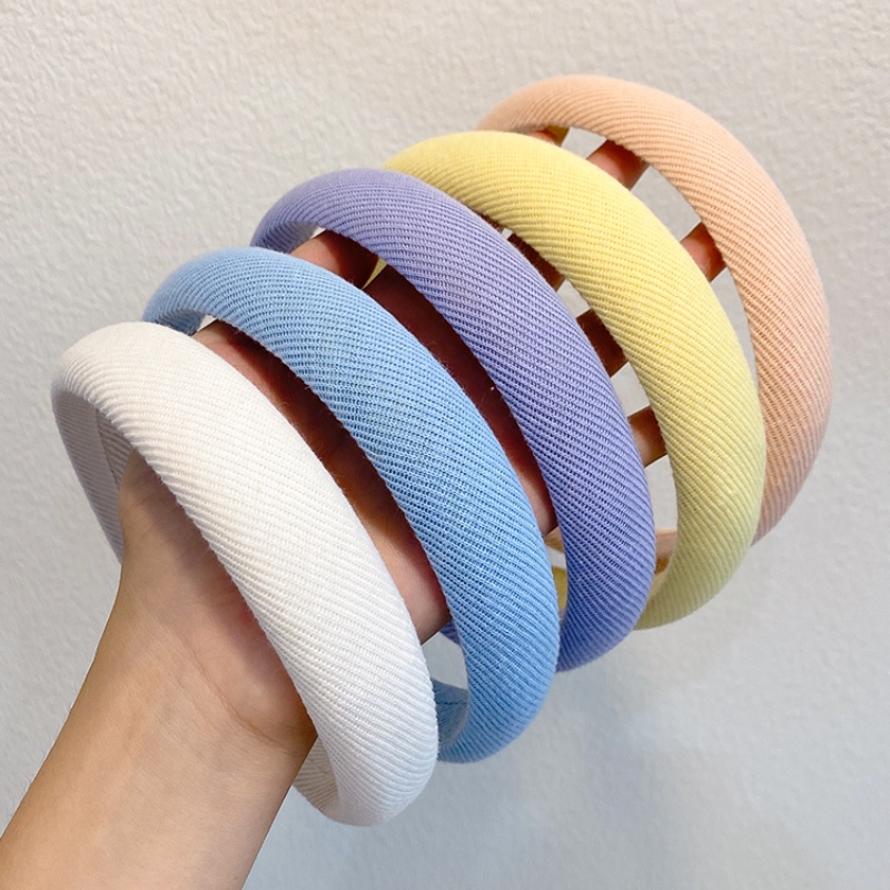 Jennie Jin Zhini Băng đô rửa mặt bản rộng bằng bọt biển phong cách Hàn Quốc cho nữ