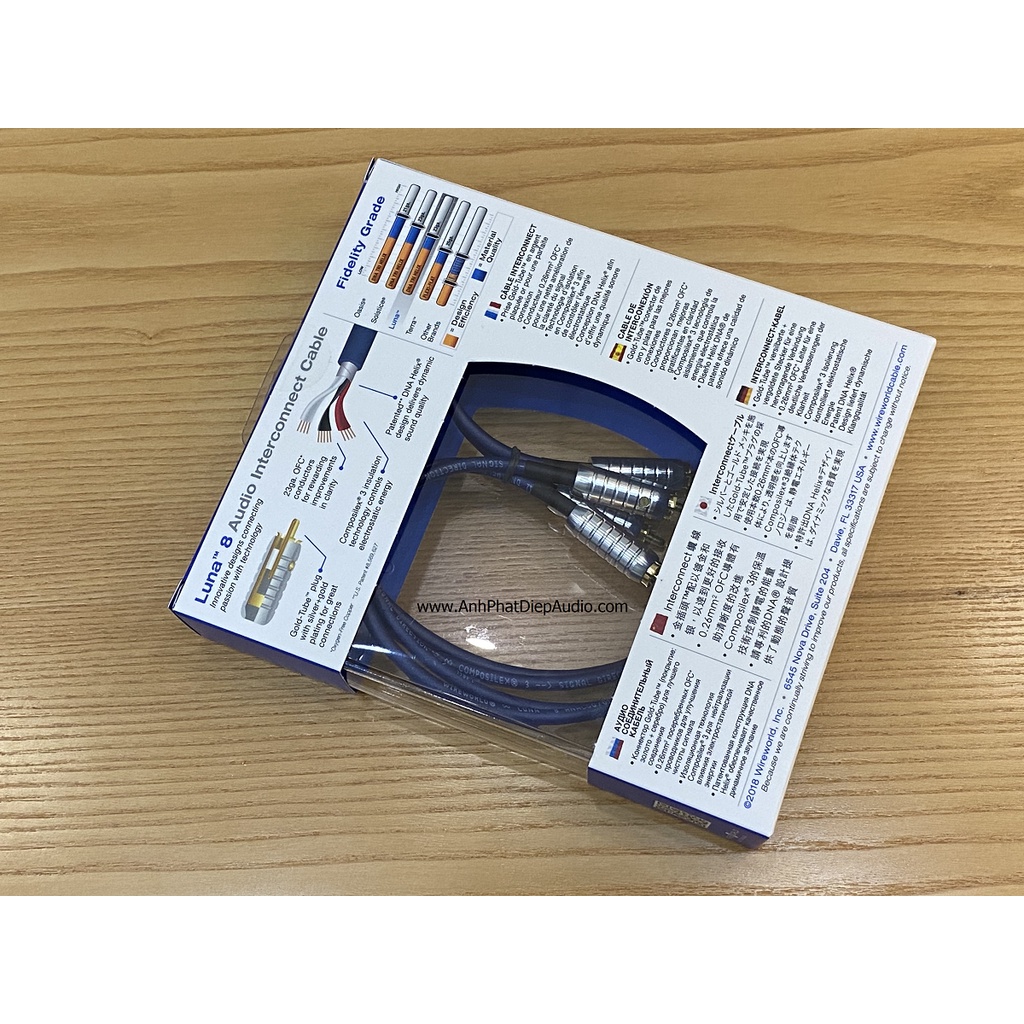 Dây tín hiệu WIREWORLD Luna 8 Interconnect Pair 1M