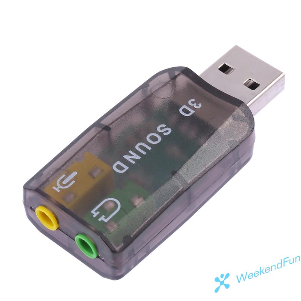 Card Âm Thanh Usb 5.1 Ch 3d Cho Máy Tính | BigBuy360 - bigbuy360.vn