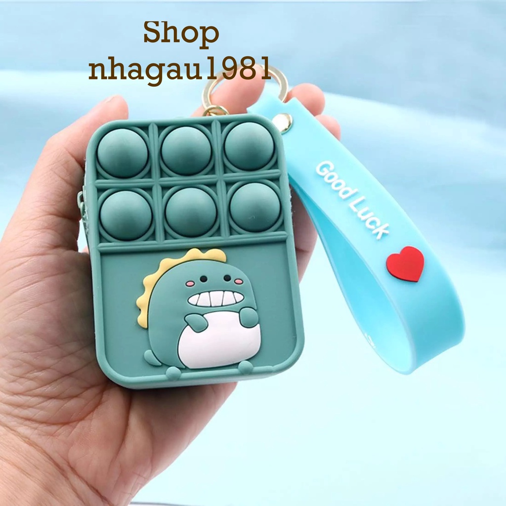 Ví Pop It Mini Pop It Móc Khóa Micky Nhỏ Gọn Đựng Xu Thẻ Xu Dễ Thương Quà Tặng Bé Gái Shop NHAGAU1981