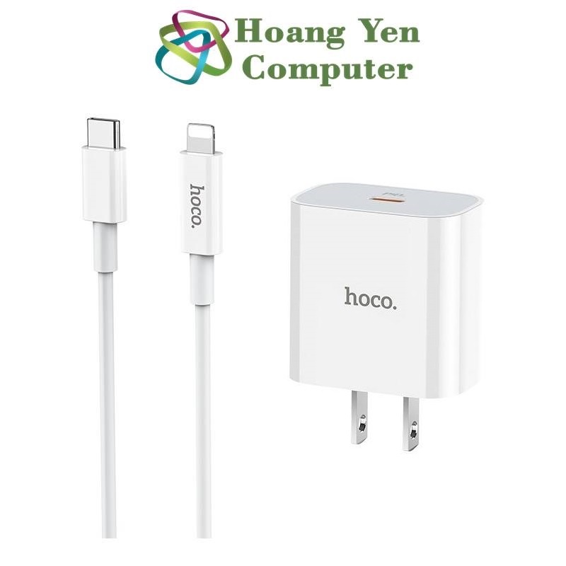Bộ Sạc Nhanh 20W Cho IP,tablet Hoco C76 + Cáp Sạc TYPE C -BH 1 Năm