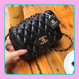 Túi xách cầm tay - Túi đeo chéo - Túi Chanel Classic chất liệu da PU cao cấp Size 18