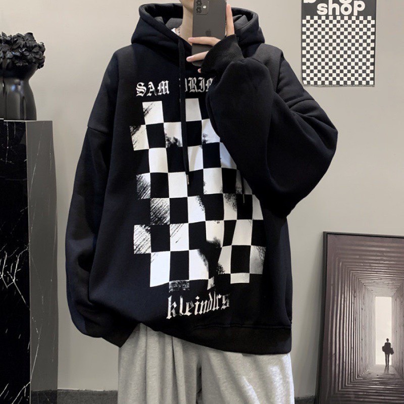 Hoodie, áo nỉ có mũ in CARO phong cách ULZZANG cực chất cho nam nữ | BigBuy360 - bigbuy360.vn