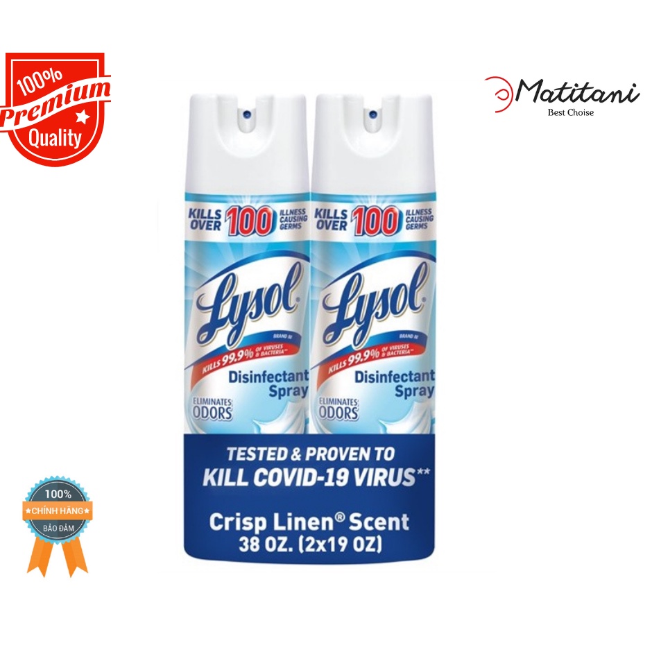 BÌNH XỊT KHỬ TRÙNG DIỆT KHUẨN LYSOL