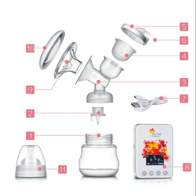 Phụ kiện máy hút sữa zimeitu