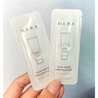 KEM CHỐNG NẮNG DÀNH CHO DA KHÔ HERA SUNMATE PROTECTOR SPF 50+ / PA +++  1ml x12 gói