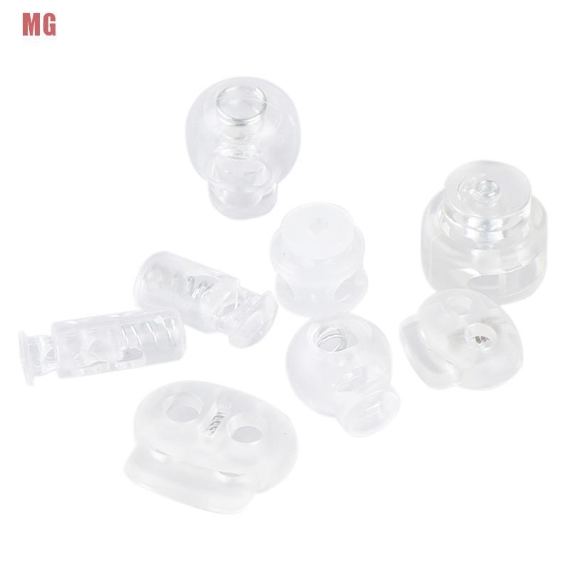 Set 10 Khóa Dây Giày Diy Bằng Nhựa Tiện Dụng