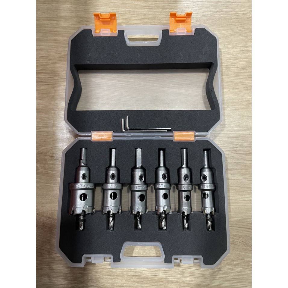 K3692 BỘ MŨI KHOÉT NHÔM, INOX 6PC KAPUSI ( 16, 18, 20, 22, 25, 30 )